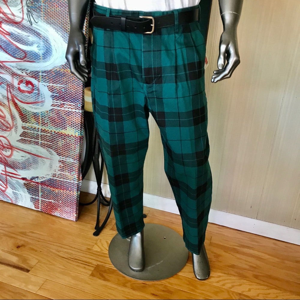 OBEY Big Boy Plaid Chinos without tags